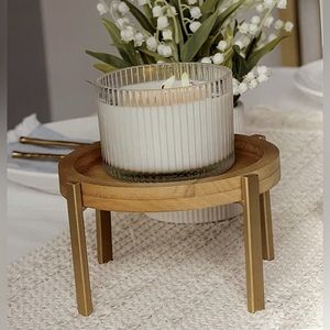 Decocrated Wooden and Metal Riser